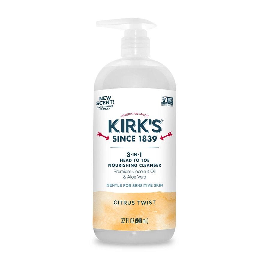 Kirk's Citrus Twist 3-in-1 Head to Toe Cleansers 32 fl. oz.