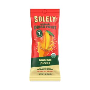 Solely Organic Dried Mango Pieces 1 oz.