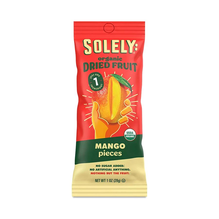 Solely Organic Dried Mango Pieces 1 oz.