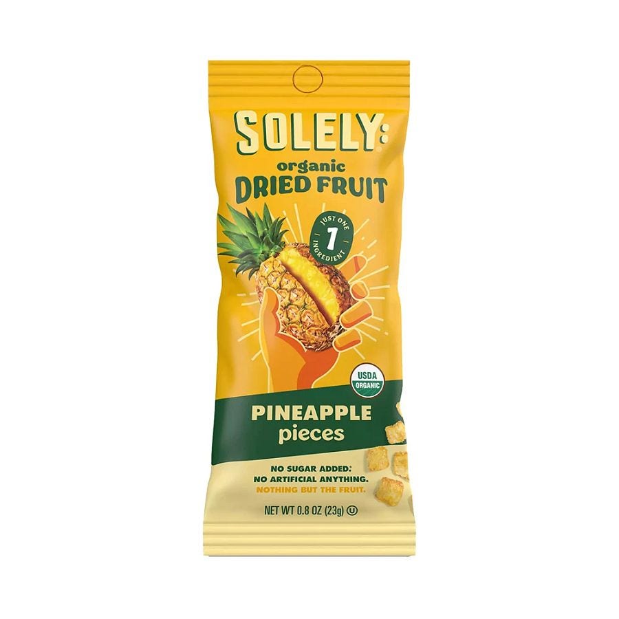 Solely Organic Dried Pineapple Pieces 0.8 oz.