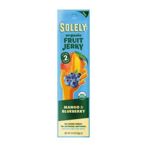 Solely Organic Mango & Blueberry Fruit Jerky 0.8 oz.