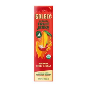 Solely Organic Mango & Chili Fruit Jerky 0.8 oz.