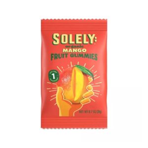 Solely Organic Mango Fruit Gummies 0.7 oz.