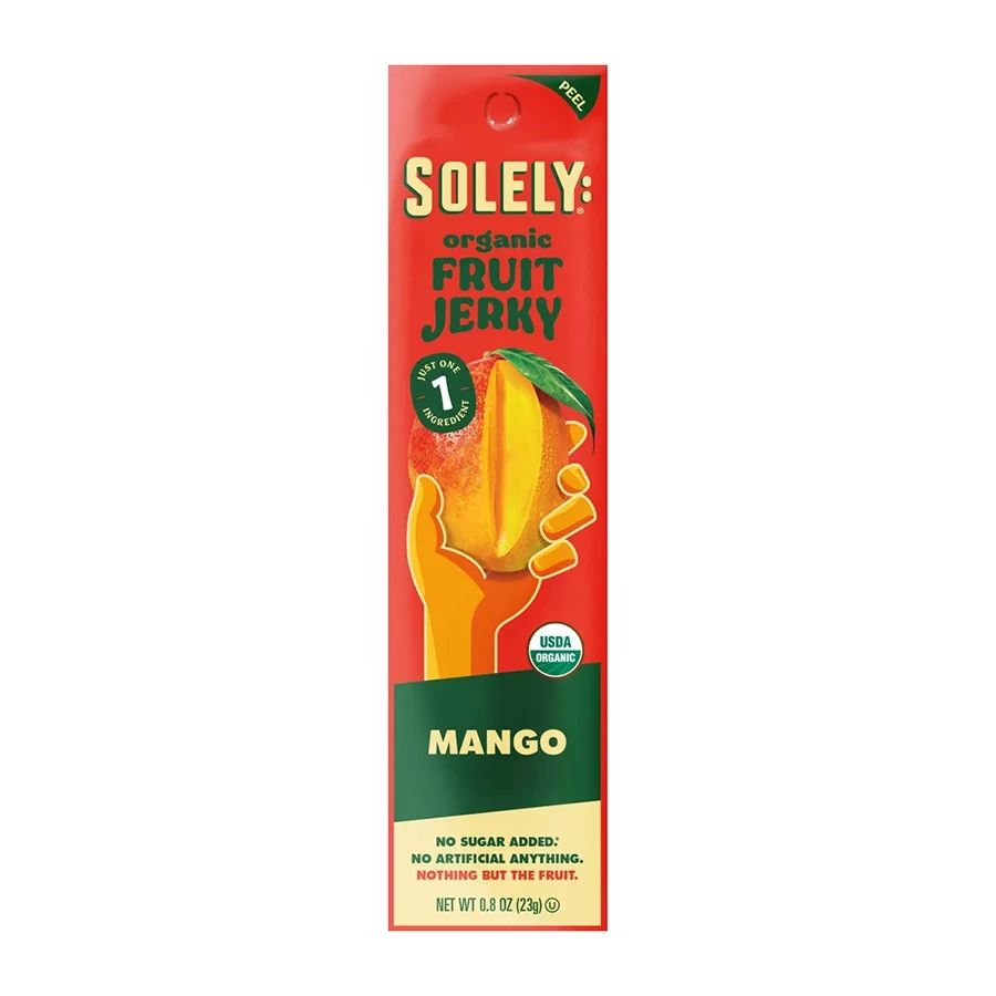 Solely Organic Mango Fruit Jerky 0.8 oz.