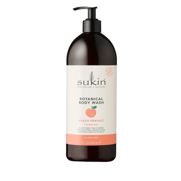 Sukin Botanical Peach Perfect Body Wash 33.82 fl. oz.