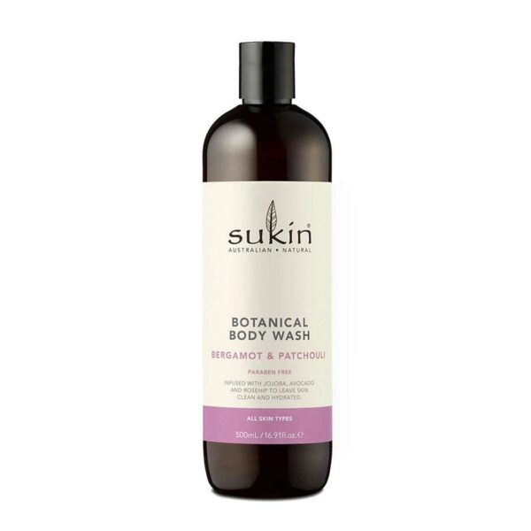 Sukin Signature Botanical Bergamot & Patchouli Body Wash 16.9 fl. oz.