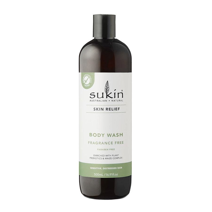 Sukin Skin Relief Fragrance-Free Body Wash 16.9 fl. oz.