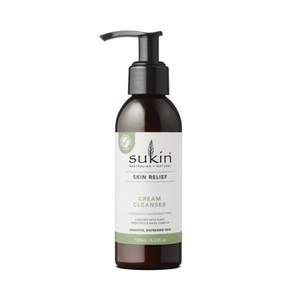 Sukin Skin Relief Cream Facial Cleanser 4.23 fl. oz.