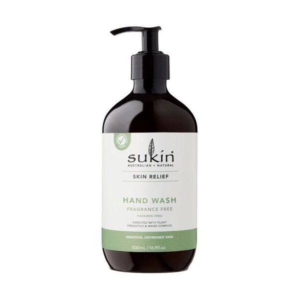 Sukin Skin Relief Fragrance-Free Hand Wash 16.9 fl. oz.