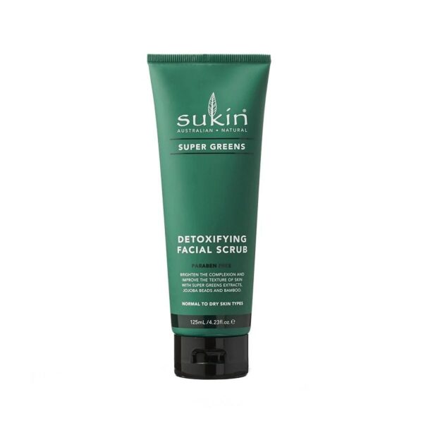 Sukin Super Greens Detoxifying Facial Scrub 4.23 fl. oz.