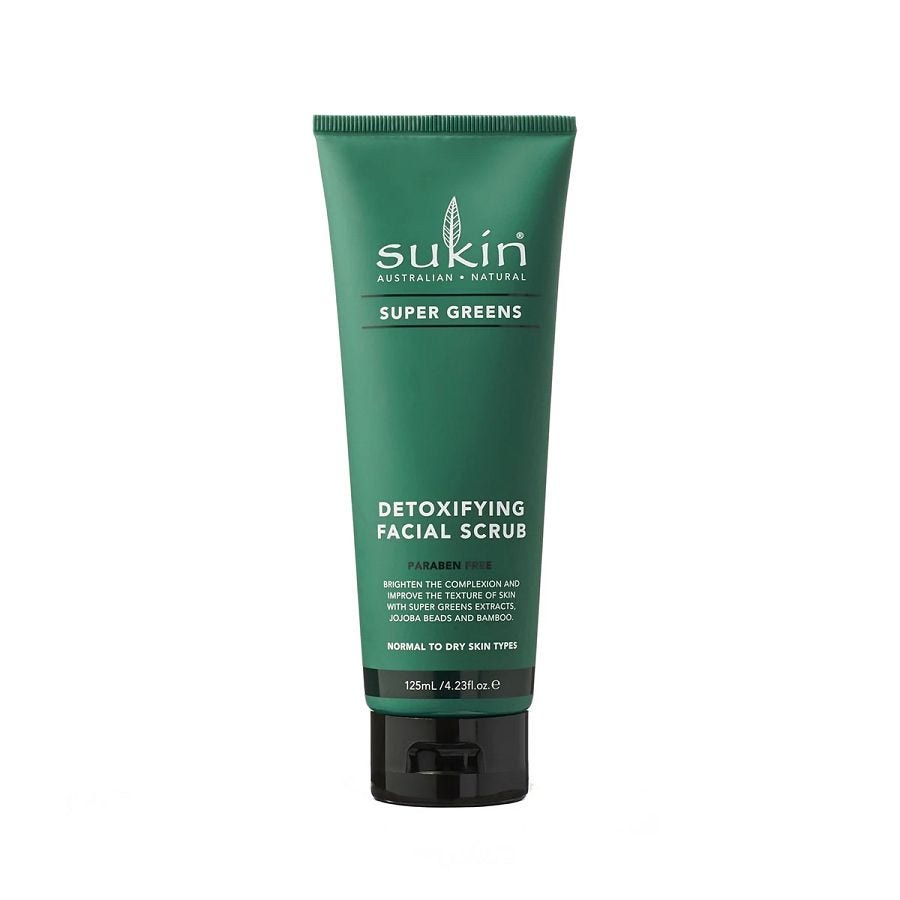 Sukin Super Greens Detoxifying Facial Scrub 4.23 fl. oz.