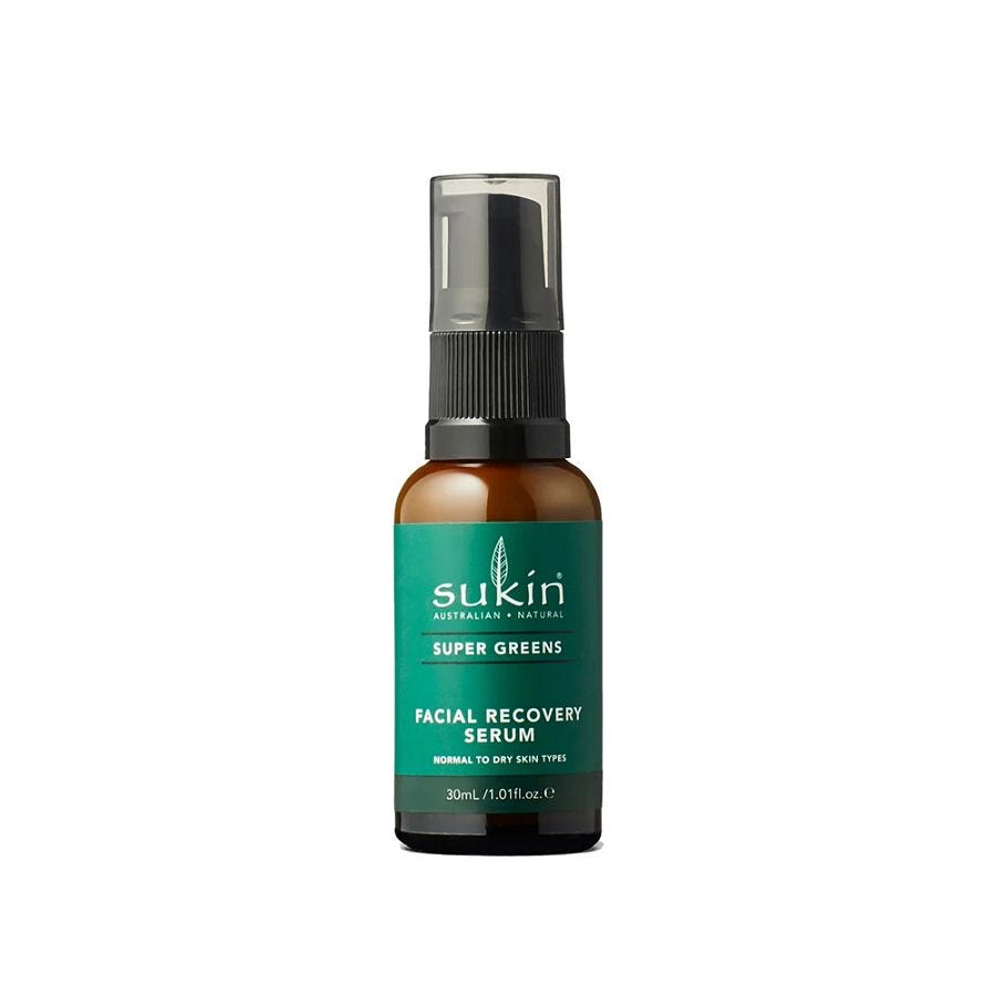 Sukin Super Greens Facial Recovery Serum 1.01 fl. oz.