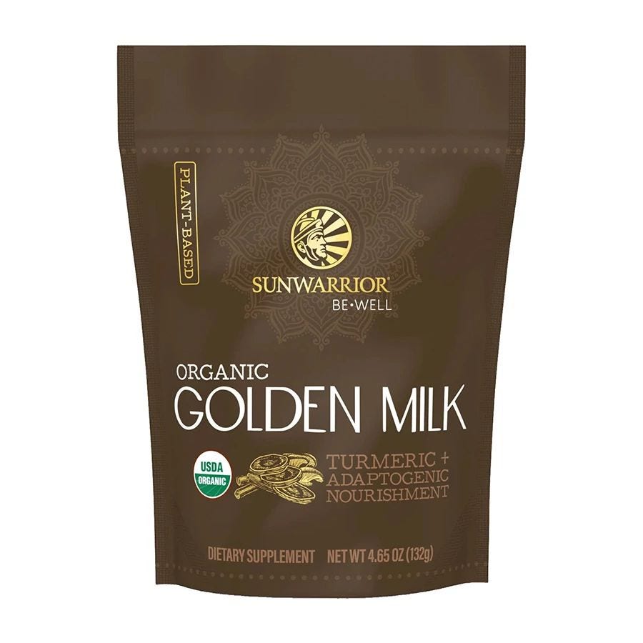 Sunwarrior Organic Golden Milk Powder 4.65 oz.