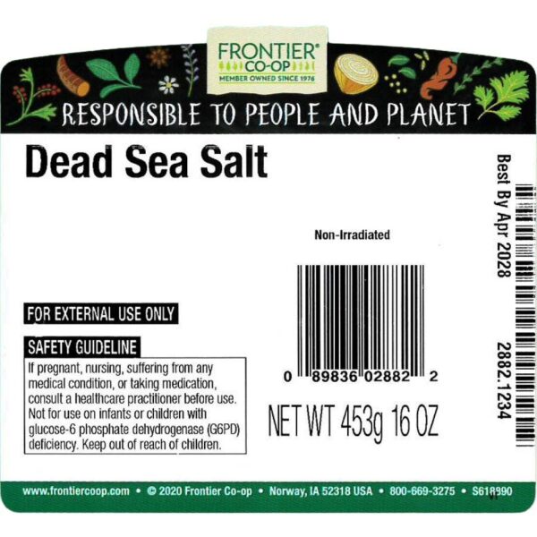 Frontier Co-op Bulk Dead Sea Salt, 1 lb. - Image 2