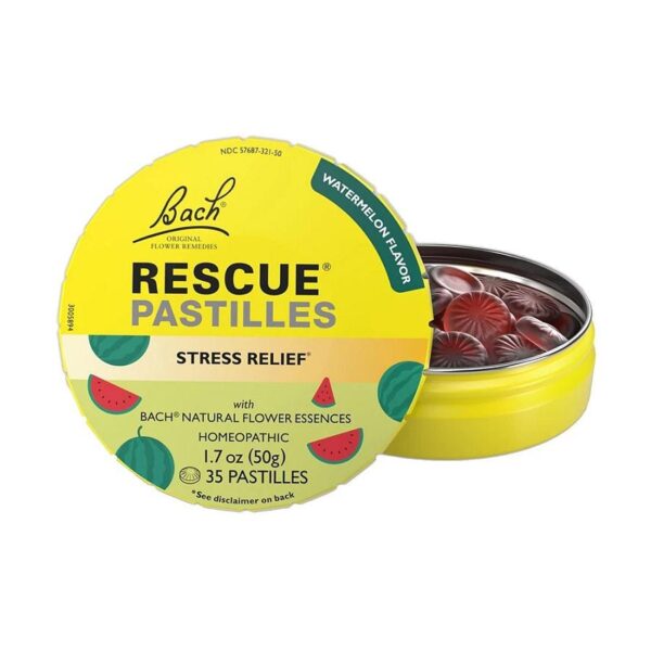 Bach Flower Remedies Watermelon Rescue Pastilles 1.7 oz.