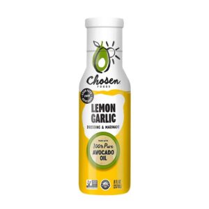 Chosen Foods Lemon Garlic Avocado Oil Dressing & Marinade 8 fl. oz.