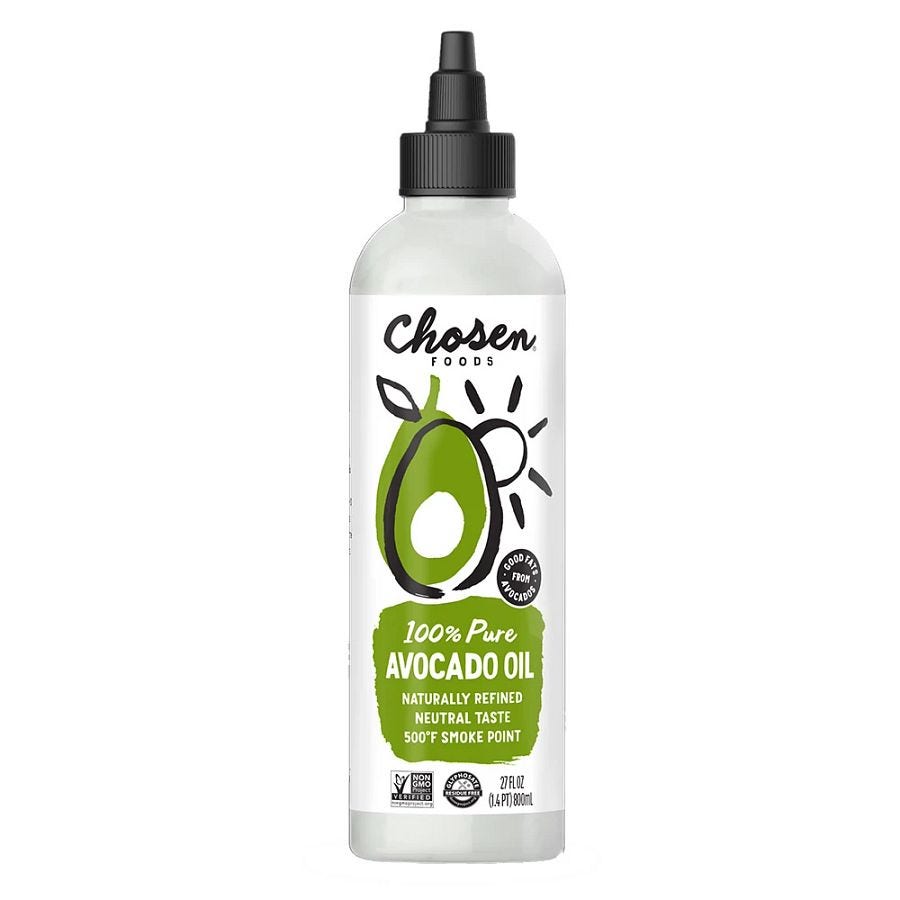 Chosen Foods 100% Pure Avocado Oil 27 fl. oz. squeeze bottle