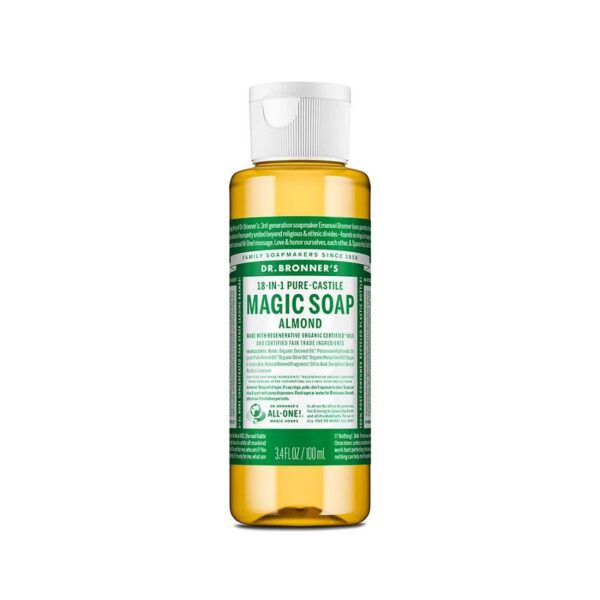 Dr. Bronner's 18-in-1 Pure Castile Almond Magic Soap 3.4 fl. oz.