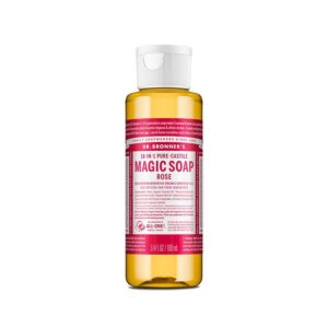 Dr. Bronner's 18-in-1 Pure Castile Rose Magic Soap 3.4 fl. oz.
