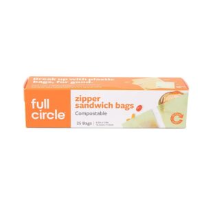 Full Circle Compostable Sandwich Bags 25 count