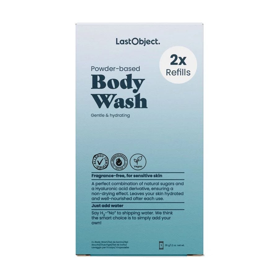 LastObject Body Wash Refill (2) 1.2 oz. packets
