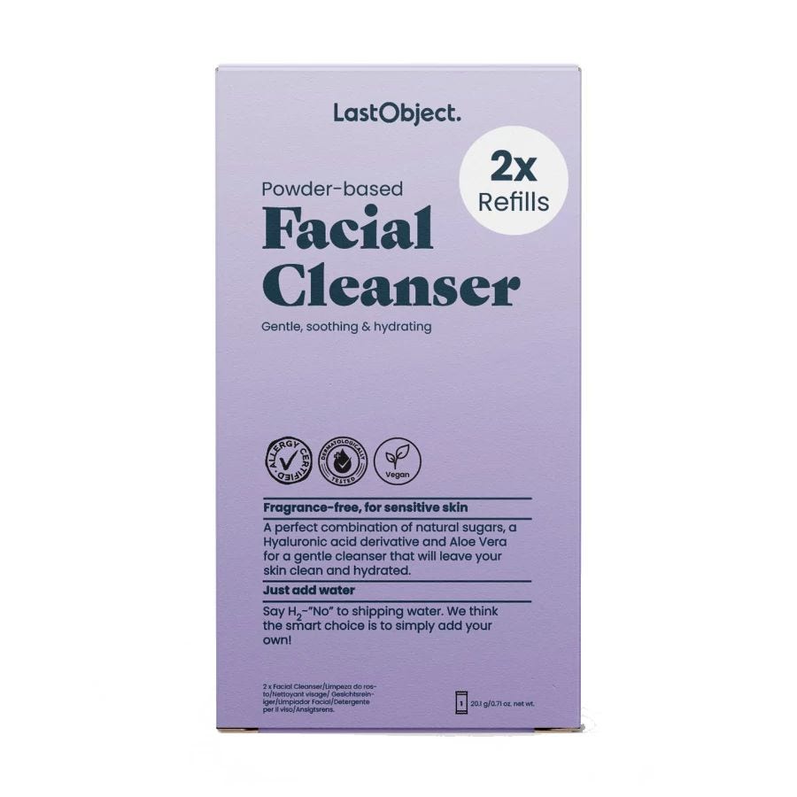 LastObject Facial Cleanser Refill (2) 0.71 oz. packets