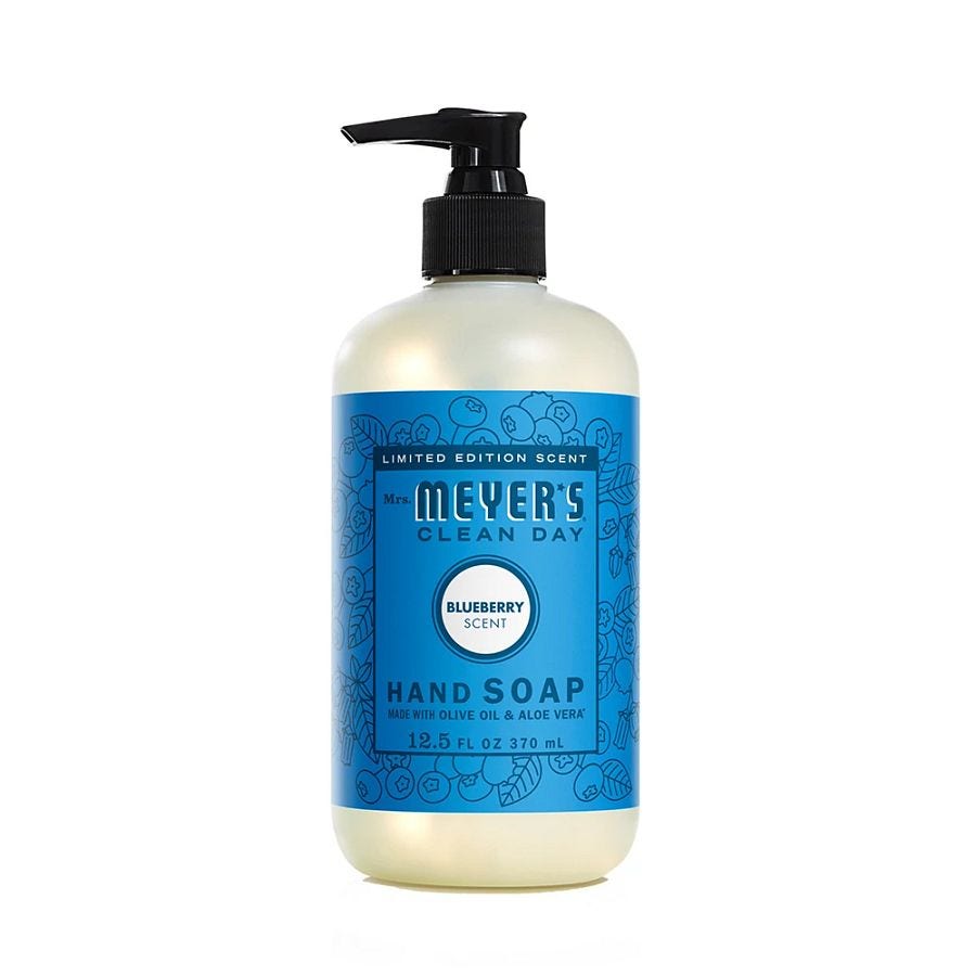 Mrs. Meyer's Clean Day Blueberry Hand Soap 12.5 fl. oz.