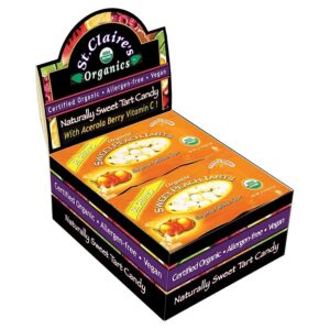 St. Claire's Organics Sweet Peach Fruit Tarts 12 (0.5 oz.) pocket pouches