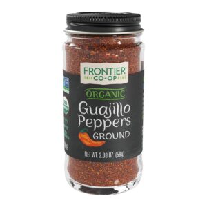 Frontier Co-op Guajillo Peppers, Ground, Organic 2.08 oz.