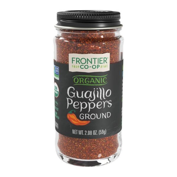 Frontier Co-op Guajillo Peppers, Ground, Organic 2.08 oz.