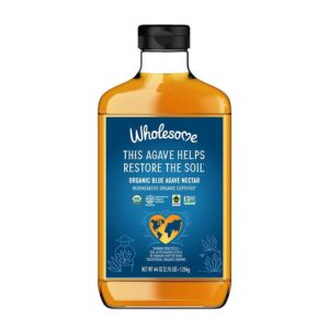 Wholesome Sweeteners Regenerative Organic Certified Blue Agave Nectar 44 oz.