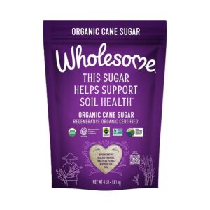 Wholesome Sweeteners Regenerative Organic Certified Cane Sugar 64 oz.