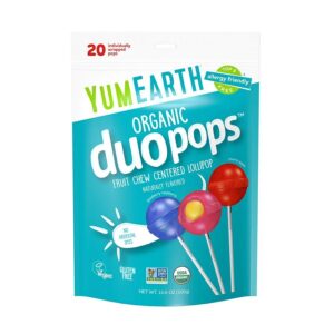 YumEarth Organic Assorted Flavor DuoPops 20 count