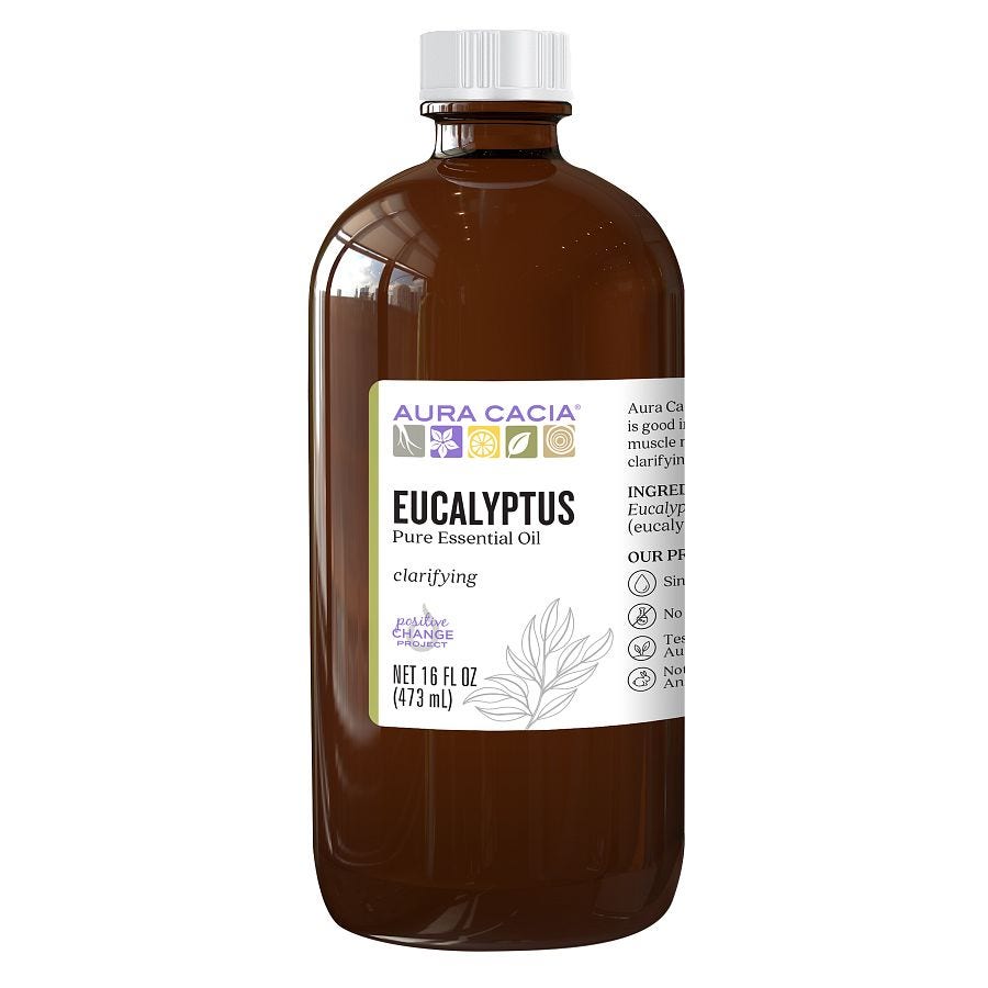 Aura Cacia Eucalyptus (globulus) Essential Oil 16 fl. oz.