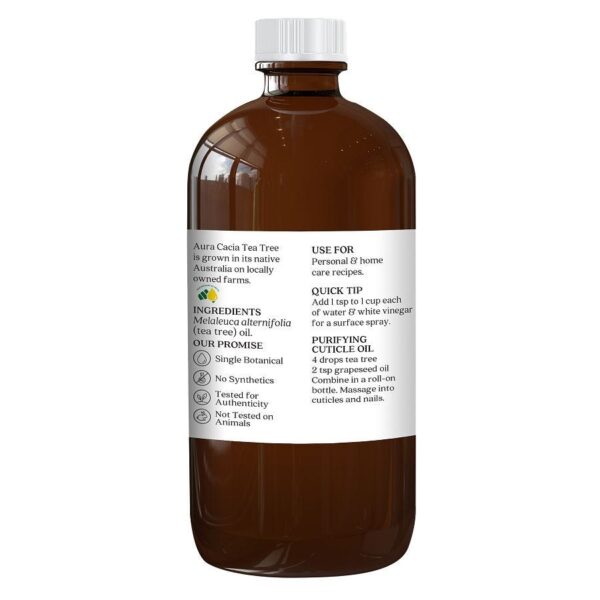 Aura Cacia Tea Tree Essential Oil 16 fl. oz. - Image 2