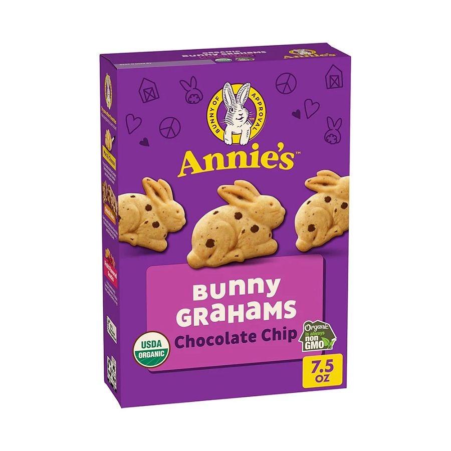 Annie's Chocolate Chip Bunny Grahams 7.5 oz.