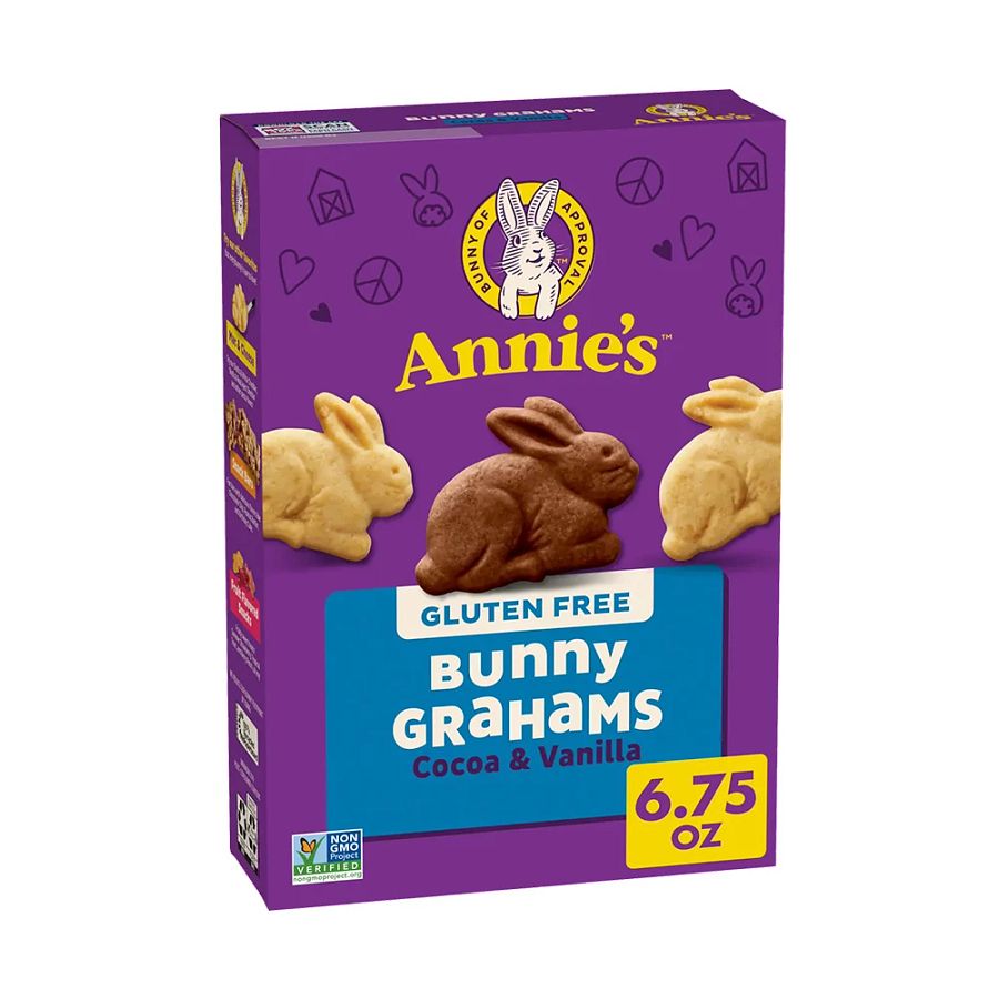 Annie's Gluten Free Cocoa Vanilla Bunny Grahams 6.75 oz.
