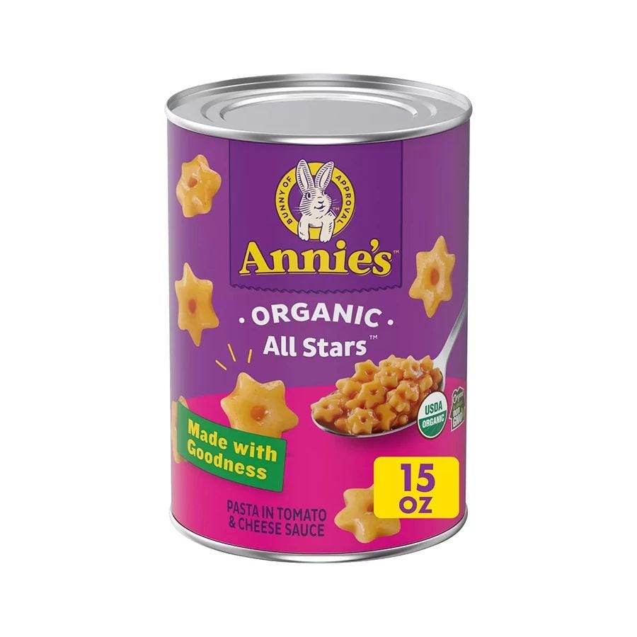 Annie's Organic All Stars Pasta in Tomato & Cheese Sauce 15 oz.