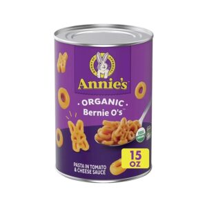 Annie's Organic Bernie O's Pasta in Tomato & Cheese Sauce 15 oz.