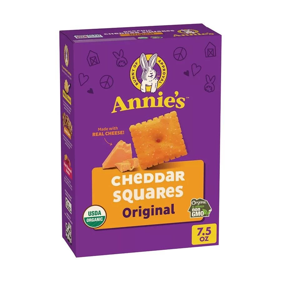 Annie's Organic Cheddar Squares 7.5 oz.