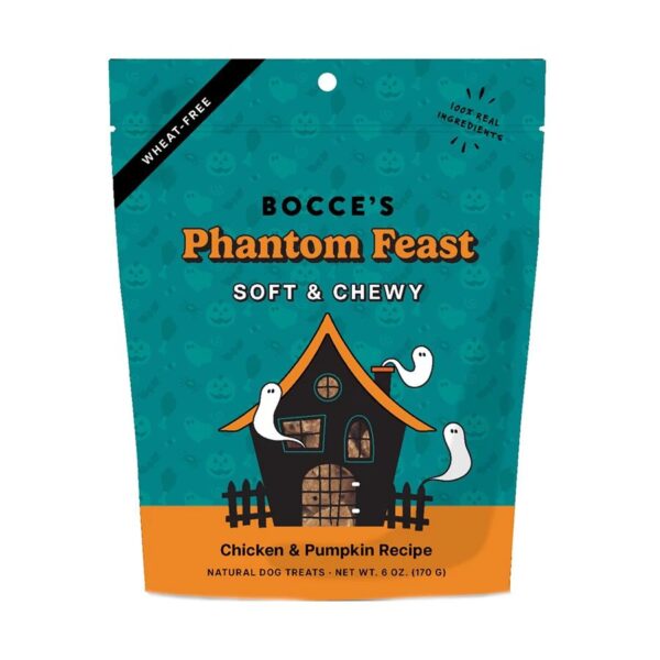Bocce's Bakery Phantom Feast Soft & Chewy Halloween Dog Treats 6 oz.