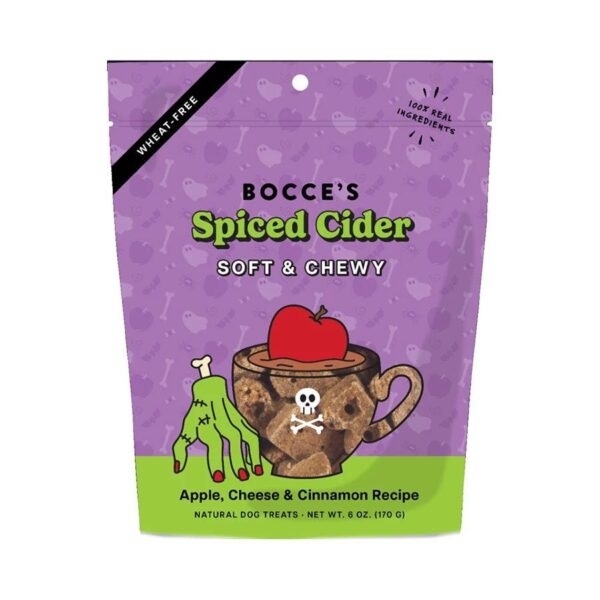 Bocce's Bakery Spice Cider Soft & Chewy Halloween Dog Treats 6 oz.