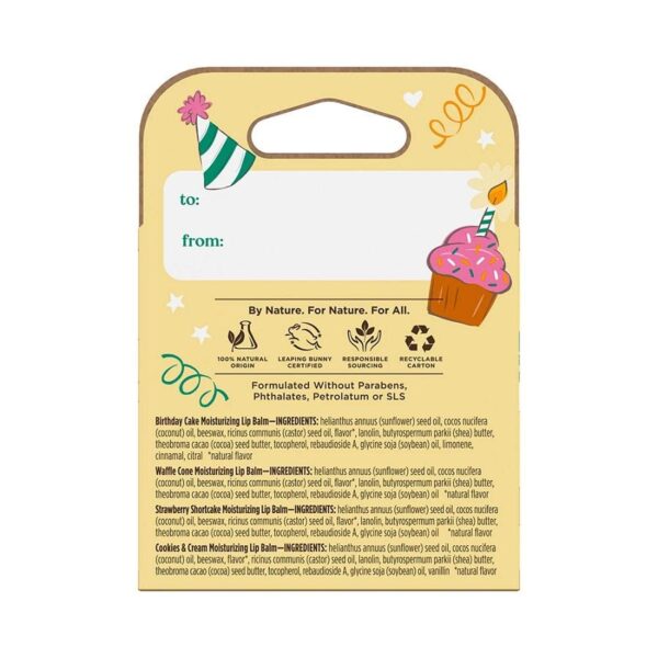 Burt's Bees Birthday Cake Lip Balm 0.15 oz. blister box - Image 2