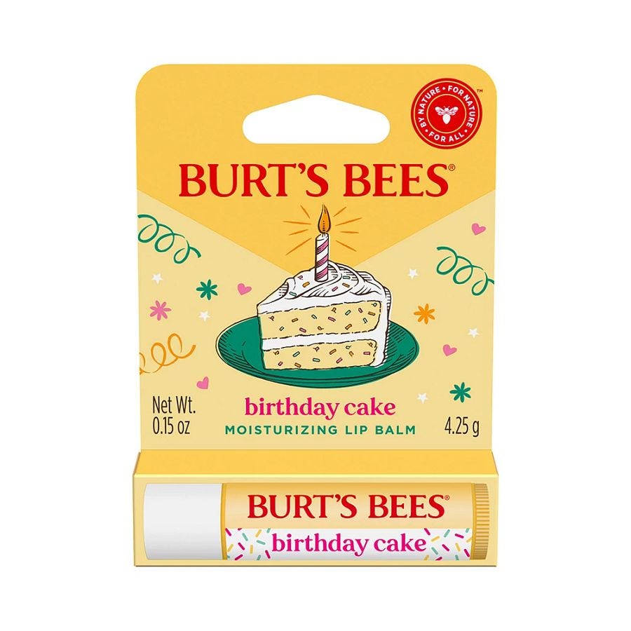 Burt's Bees Birthday Cake Lip Balm 0.15 oz. blister box