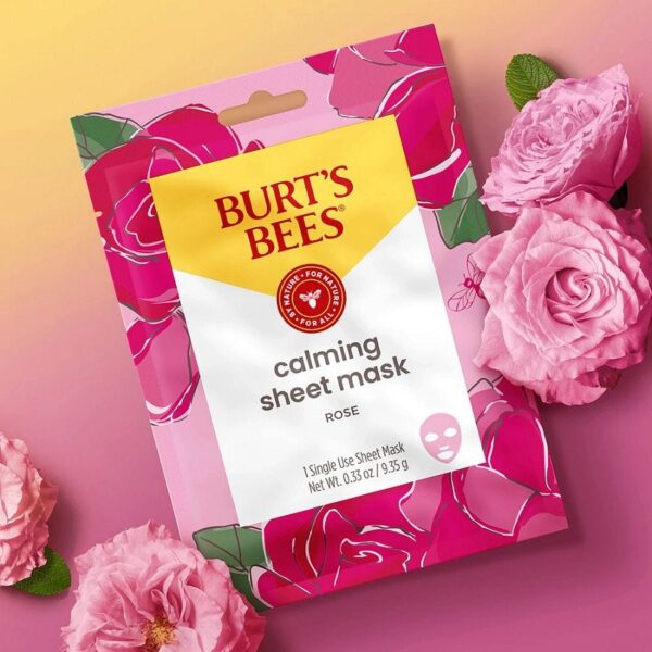 Burt's Bees Calming Rose Mask 0.33 oz. - Image 3