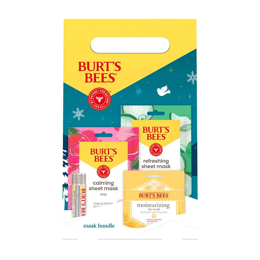 Burt's Bees Holiday Mask Bundle Gift Set
