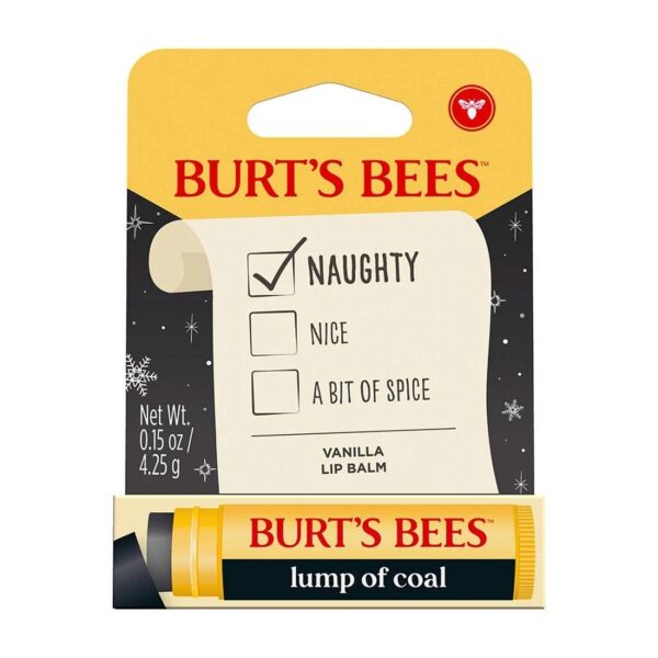 Burts Bees Holiday Lump of Coal Lip Balm 0.15 oz. blister box