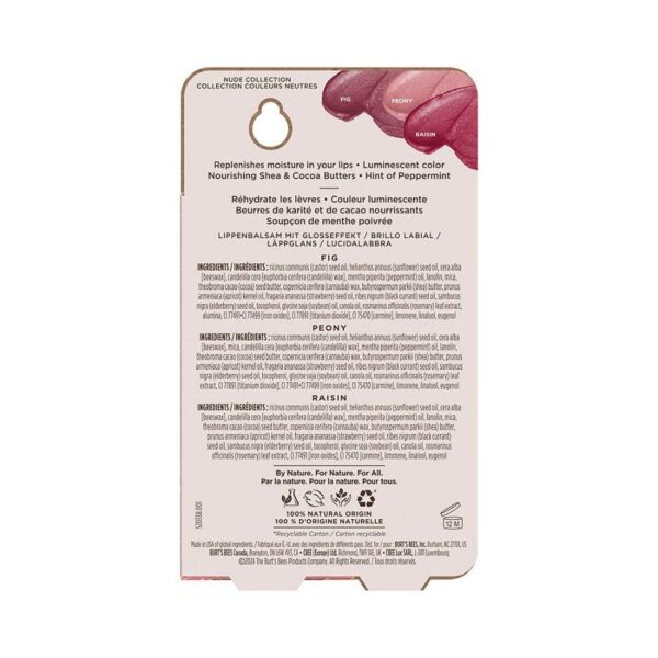 Burt's Bees Nude Lip Shimmers 3-pack - Image 2