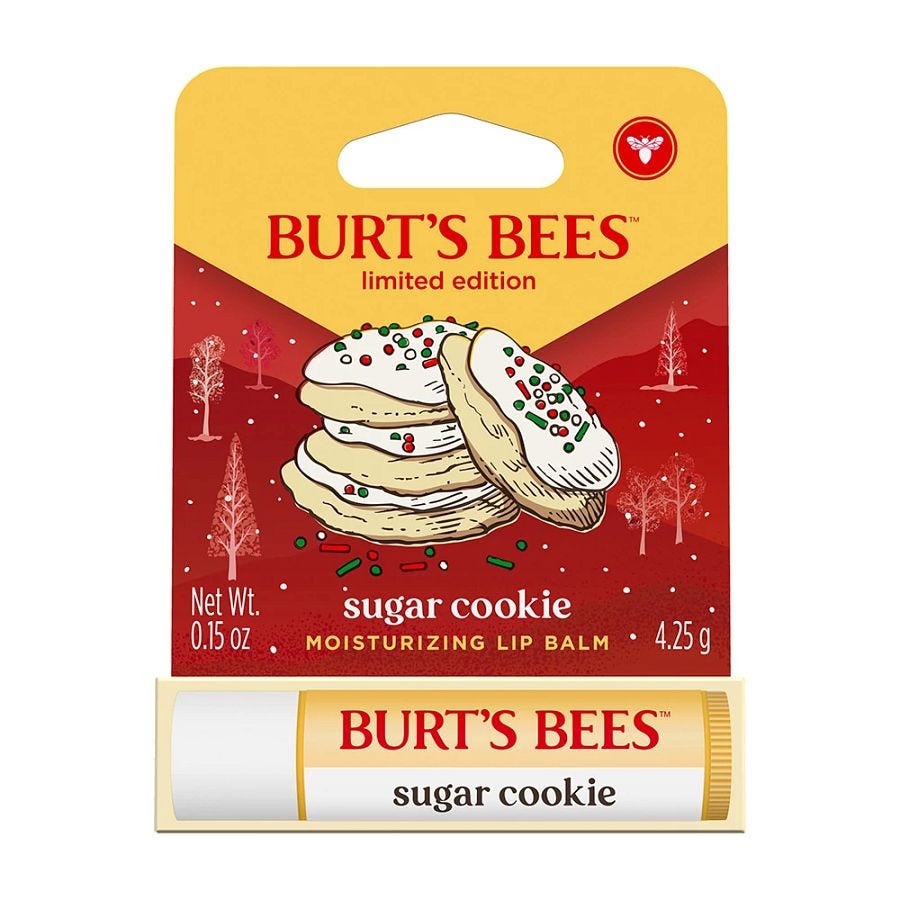 Burt's Bees Holiday Sugar Cookie Lip Balm 0.15 oz. blister box