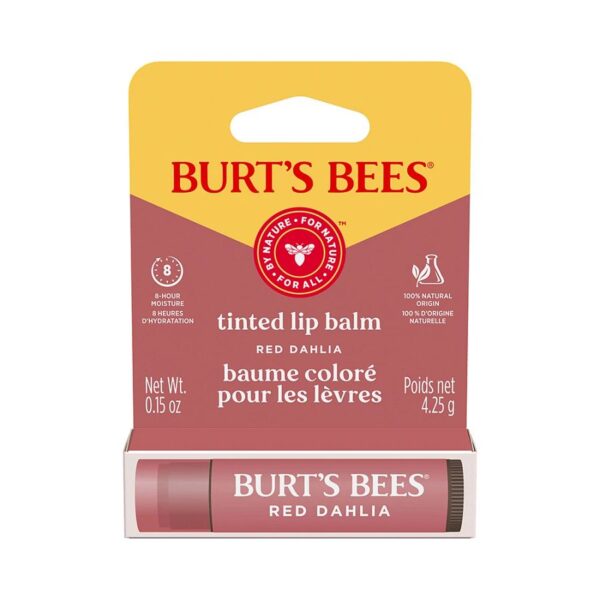 Burt's Bees Red Dahlia Tinted Lip Balm 0.15 oz. blister box